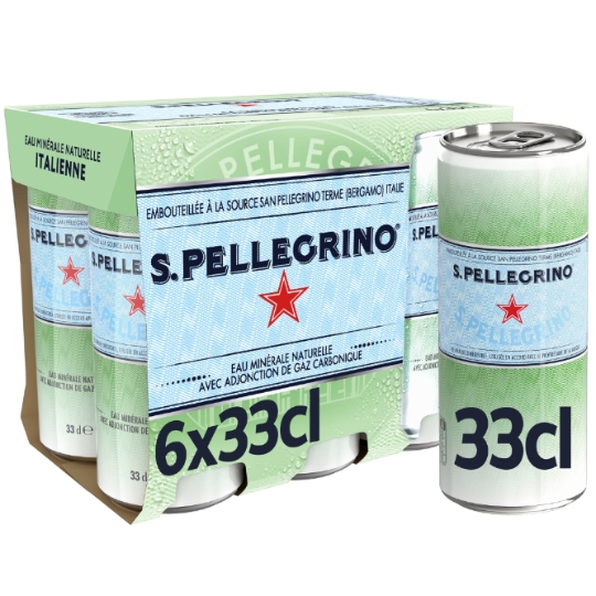 Eau Minérale Naturelle Gazeuse SAN PELLEGRINO