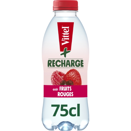 Eau Plate Aromatisée Recharge Fruits Rouges VITTEL