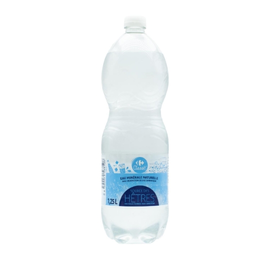 Eau Minérale Naturelle Finement Pétillante CARREFOUR CLASSIC'