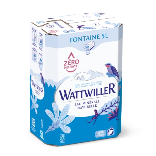 Eau Minérale Naturelle Plate WATTWILLER