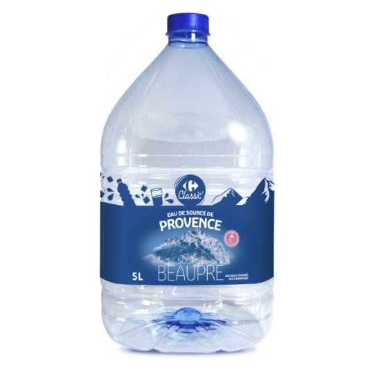 Eau de Source Plate CARREFOUR CLASSIC'