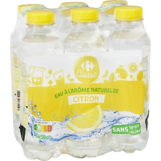 Eau Plate Aromatisée Citron CARREFOUR CLASSIC'