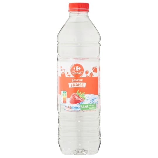Eau Plate Aromatisée Fraise CARREFOUR CLASSIC'