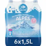 Eau Minérale Naturelle Plate CARREFOUR CLASSIC'