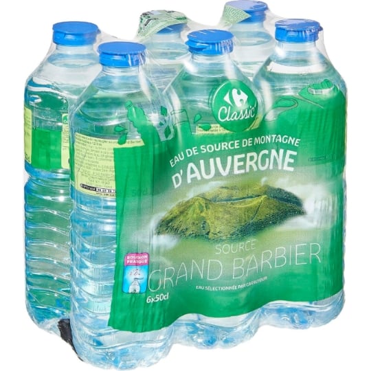 Eau de Source Plate CARREFOUR CLASSIC'