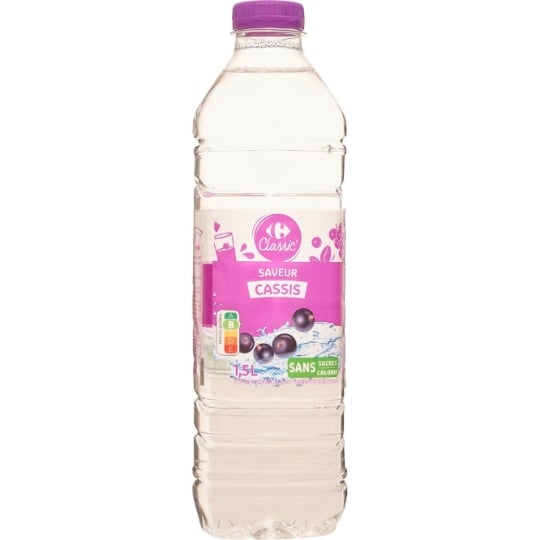 Eau Plate Aromatisée Cassis CARREFOUR CLASSIC'
