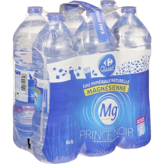 Eau Minérale Naturelle Plate Magnésienne CARREFOUR CLASSIC'