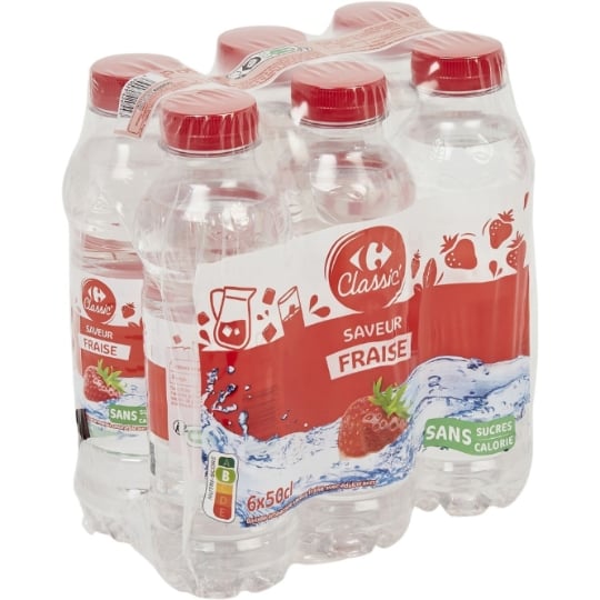 Eau Plate Aromatisée Fraise CARREFOUR CLASSIC'