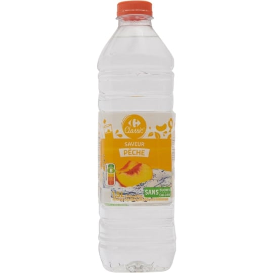 Eau Plate Aromatisée Pêche CARREFOUR CLASSIC'
