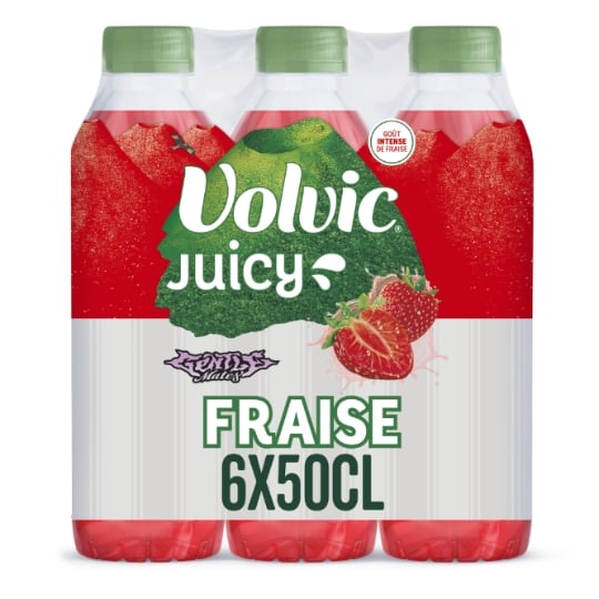 Eau Plate Aromatisée Fraise Juicy VOLVIC