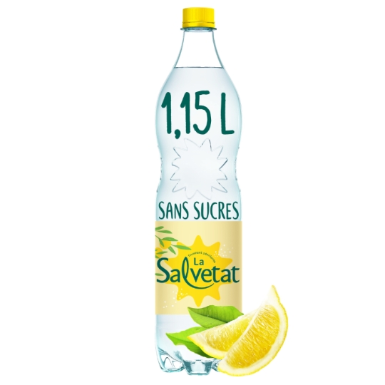 Eau Gazeuse Aromatisée Citron LA SALVETAT