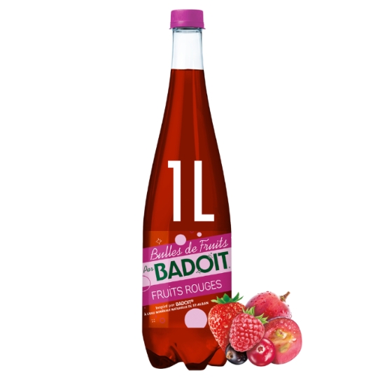Eau Gazeuse Aromatisée Fruits Rouges BADOIT