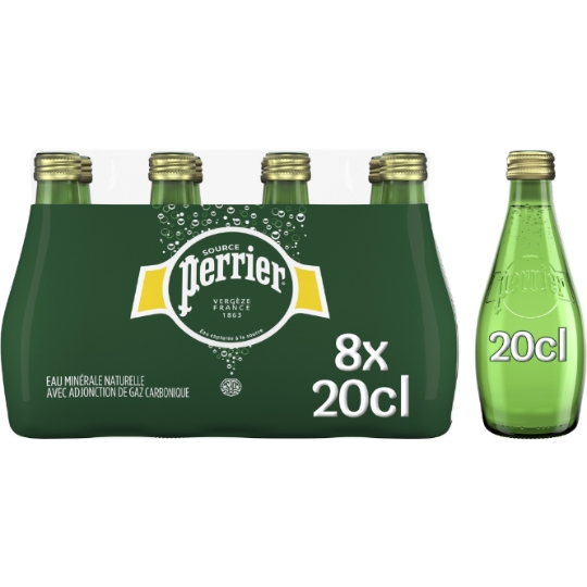 Eau Minérale Naturelle Gazeuse PERRIER