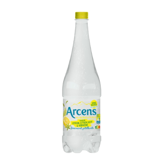 Eau Pétillante Aromatisée Citron Citron Vert Verveine Sans Sucres ARCENS