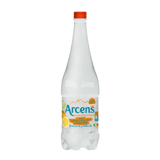 Eau Pétillante Aromatisée Citron Citron Vert Mandarine Sans Sucres ARCENS
