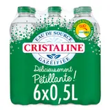 Eau de Source Gazéifiée Délicieusement Pétillante CRISTALINE