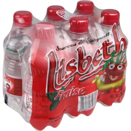 Eau Plate Aromatisée Fraise LISBETH