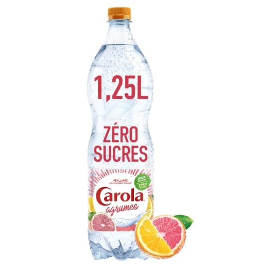 Eau Gazeuse Aromatisée Agrumes CAROLA