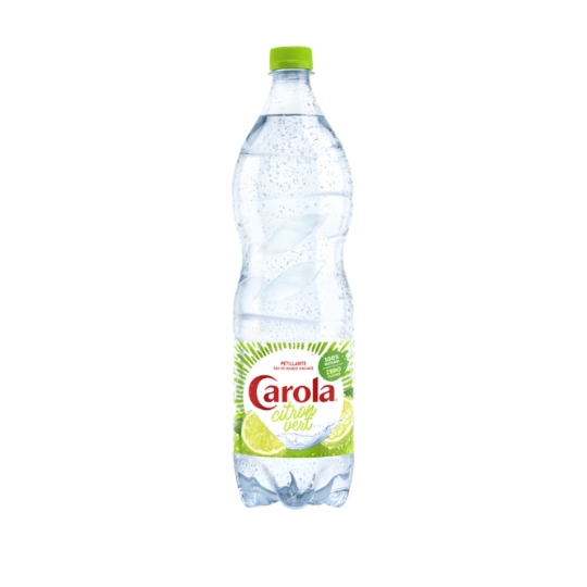 Eau Gazeuse Aromatisée Citron Vert CAROLA