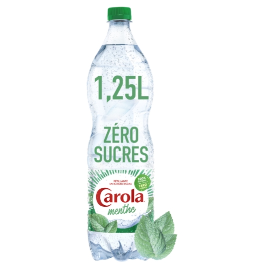 Eau Gazeuse Aromatisée Menthe CAROLA
