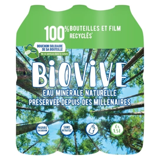 Eau Minérale Naturelle Plate BIOVIVE