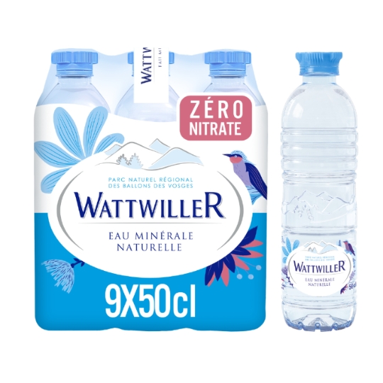 Eau Minérale Naturelle Plate WATTWILLER