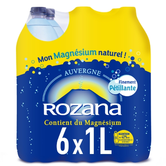 Eau Minérale Naturelle Gazeuse ROZANA