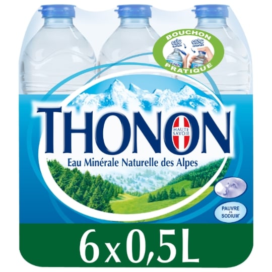 Eau Minérale Naturelle Plate THONON