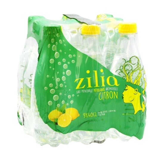 Eau Minérale Gazeuse Aromatisée Citron ZILIA