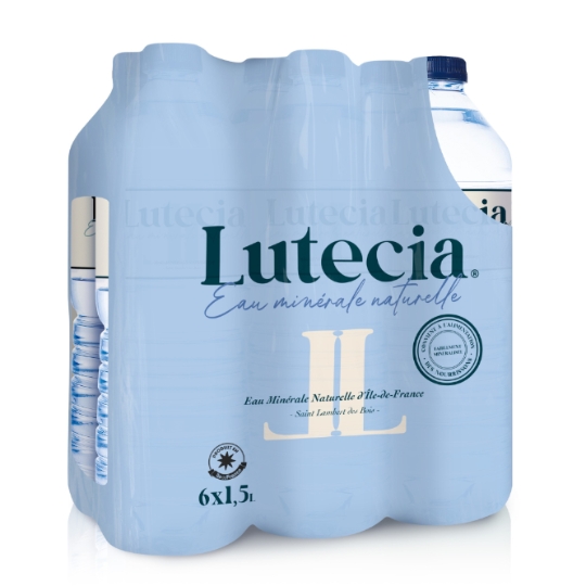 Eau Minérale Naturelle Plate LUTECIA