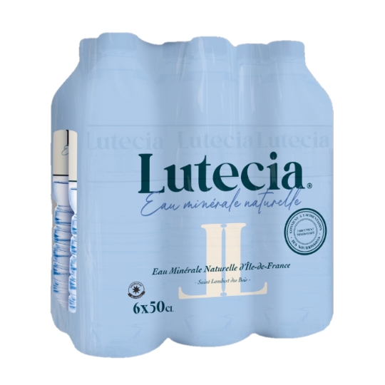 Eau Minérale Naturelle Plate LUTECIA
