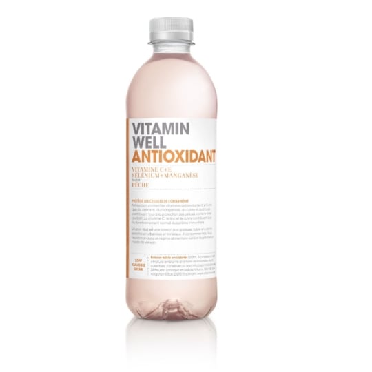 Boisson Vitaminée Antioxydant, Goût Pêche VITAMIN WELL