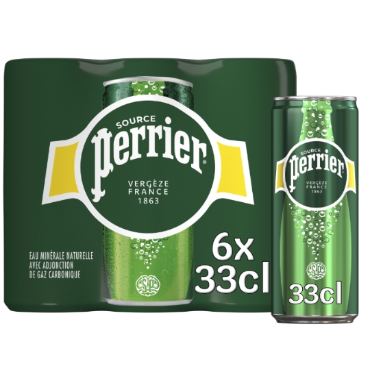 Eau Minérale Naturelle Gazeuse PERRIER