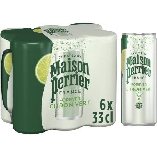 Eau Gazeuse Aromatisée Citron Vert MAISON PERRIER FOREVER