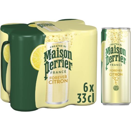 Eau Gazeuse Aromatisée Citron MAISON PERRIER
