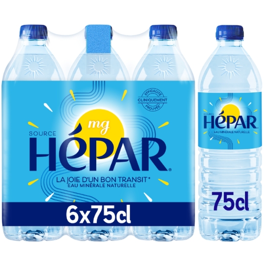 Eau Minérale Naturelle Plate HEPAR