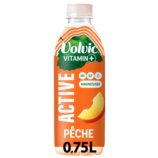 Eau Plate Aromatisée Pêche Vitamin+ Active VOLVIC