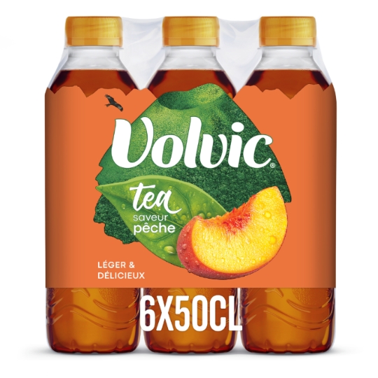Eau Plate Aromatisée Thé Pêche Tea VOLVIC
