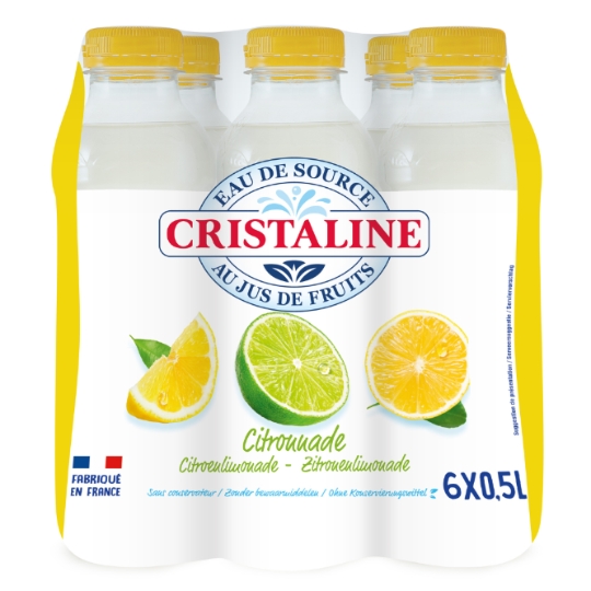 Eau Plate Aromatisée Citronnade CRISTALINE
