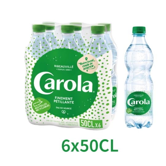 Eau Finement Pétillante CAROLA