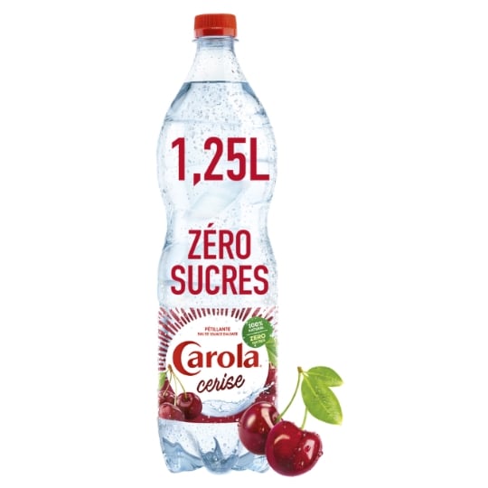 Eau Plate Aromatisée Cerise Zéro Sucres CAROLA