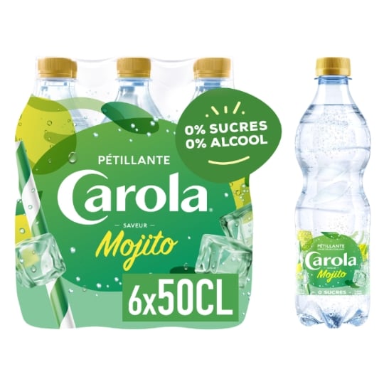 Eau Pétillante Aromatisée Mojito CAROLA