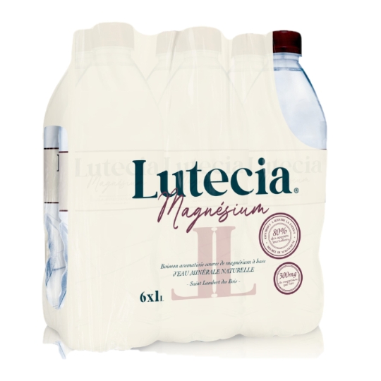 Boisson Eau Minérale Aromatisée Magnésium LUTECIA