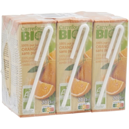 Jus d'Orange Sans Pulpe Bio CARREFOUR BIO