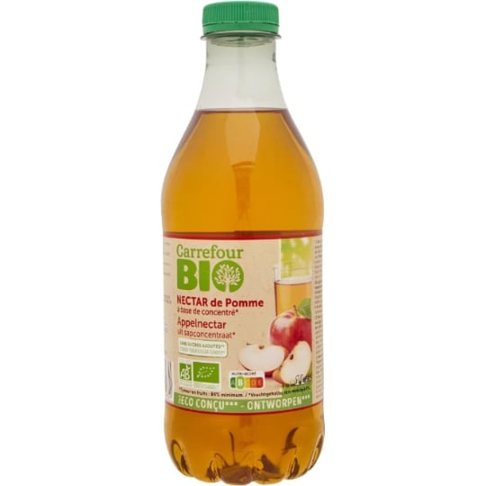 Nectar de Pomme  Sans Sucres Ajoutés Bio CARREFOUR BIO