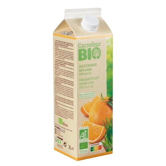 Jus d'Orange Sans Sucres Ajoutés Bio CARREFOUR BIO