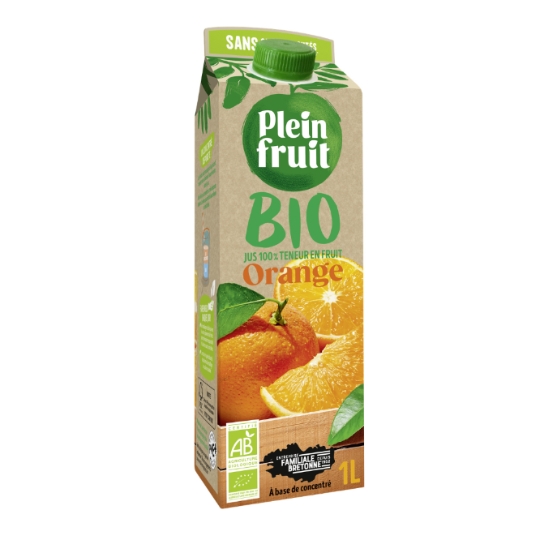 Jus d'Orange Bio PLEIN FRUIT