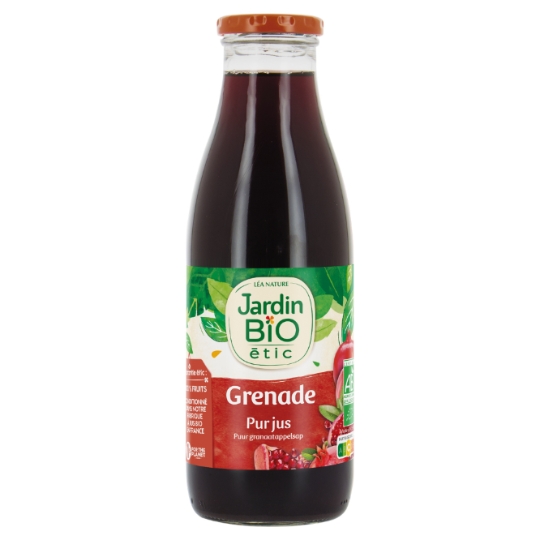 Jus de Grenade Pur Jus Bio JARDIN BIO ETIC