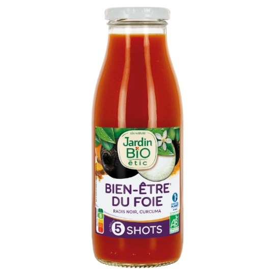 Jus bien être foie sans sucres ajoutés Bio JARDIN BIO ETIC