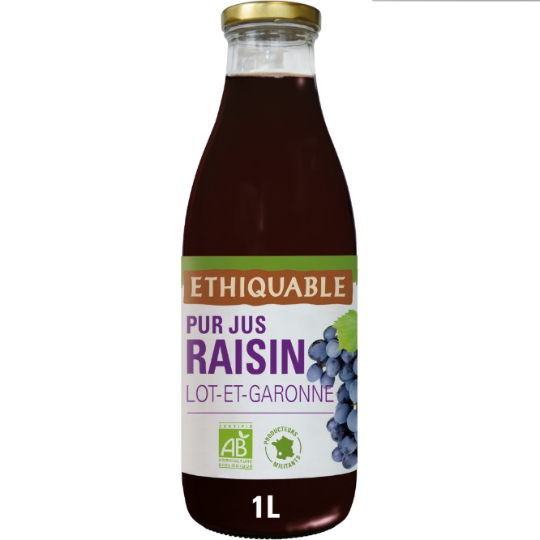 Jus de Raisin Bio PAYSANS D'ICI